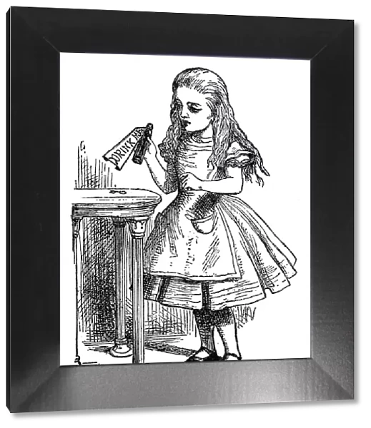 Alice with the Potion - Alice in Wonderland 1897