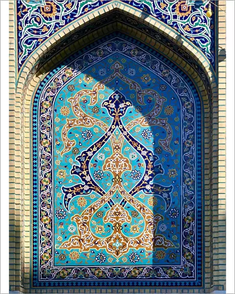Tilework at haram complex and the imam reza shrine in mashad, Iran