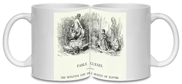La Fontaines Fables - Sculptor and the Statue of Jupiter