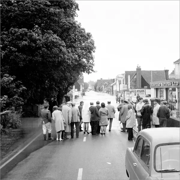 The High Street Edenbridge Kent. 11 September 1968