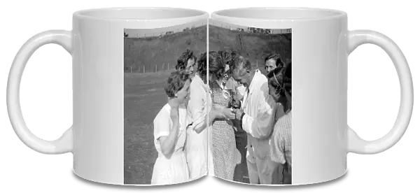 Women Vs Men Cricket in Farningham, Kent. 1934