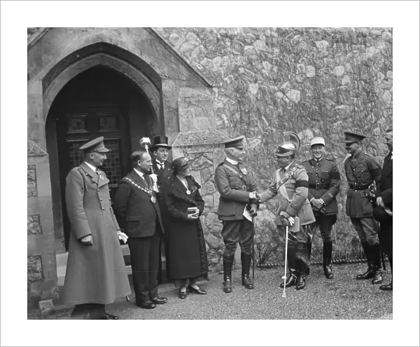 The Gallipoli Service in Eltham, Kent. 1936