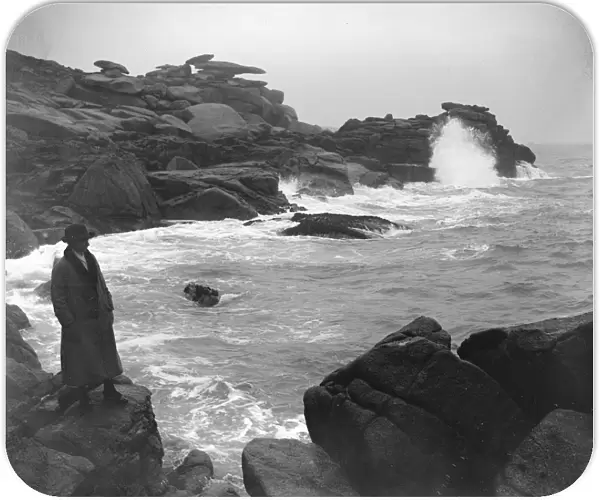 Pulpit Rock, Peninnis Head, St Marys, Isles of Scilly. Early 20th century