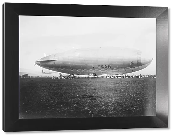 Two Italian dirigibles complete cruise to France and Southern spain The Saan