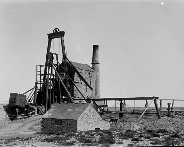 Wheal Kitty Mine, St Agnes, Cornwall. 8th August 1911