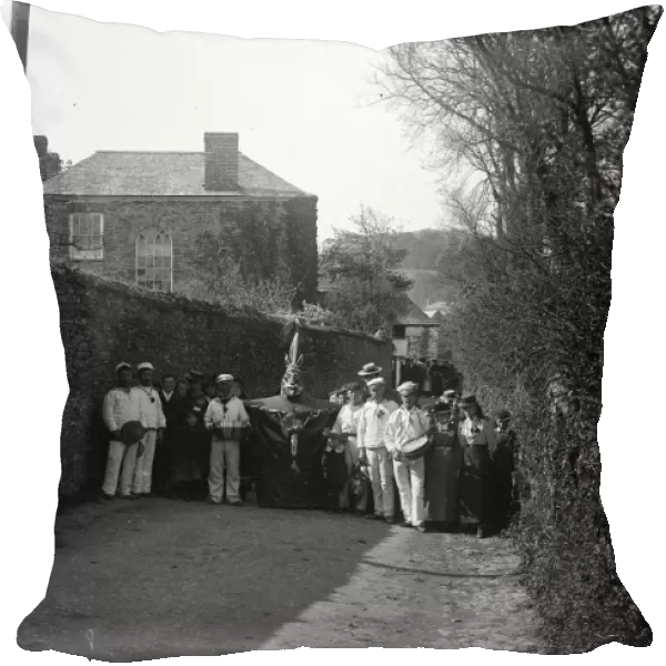 The Obby Oss, Fentonluna Lane, Padstow, Cornwall. 1900s