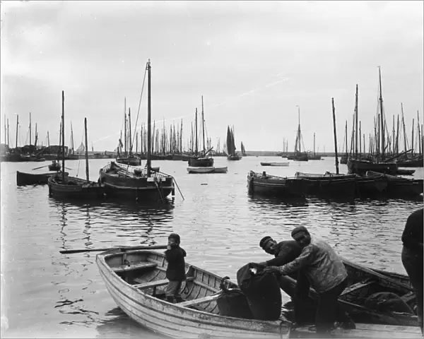 Newlyn Harbour, Cornwall. 1898
