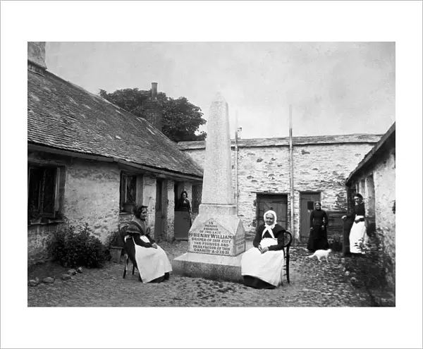 Williams Almshouses, Pydar Street, Truro, Cornwall. 1890s
