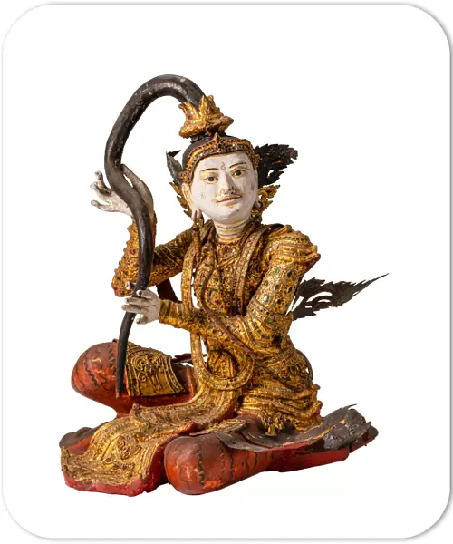 Carved Figure, Mandalay, Myanmar (formerly Burma), South East Asia
