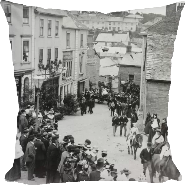Procession on Bay Tree Hill, Liskeard, Cornwall. 6th July 1893