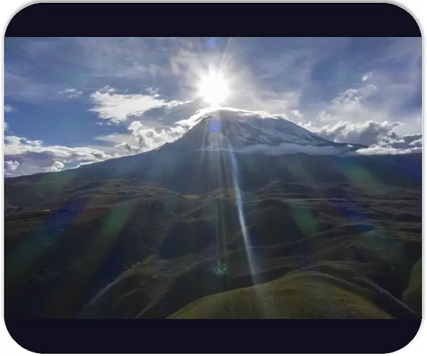 Ecuador-Glacier-Chimborazo-Volcano-Nature