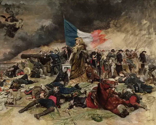 Allegory of the Siege of Paris, 1870 (oil on canvas)