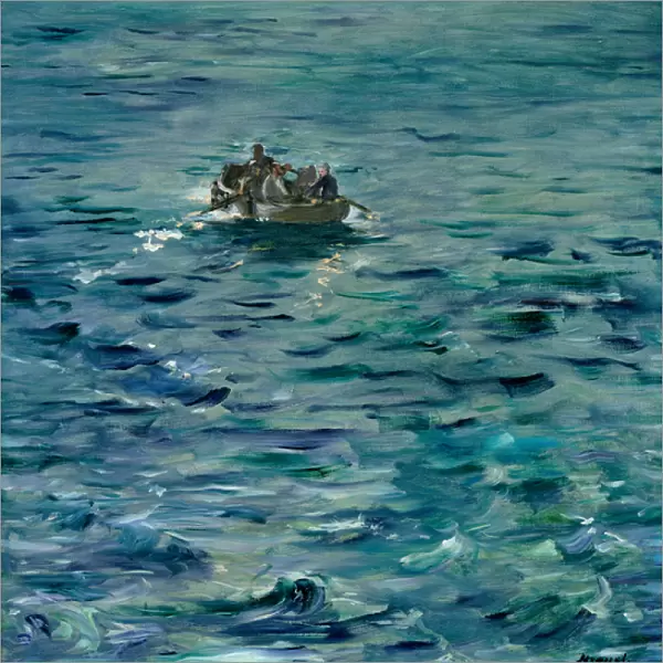 The Escape of Henri de Rochefort (1831-1915) 20 March 1874, 1880-81 (oil on canvas)