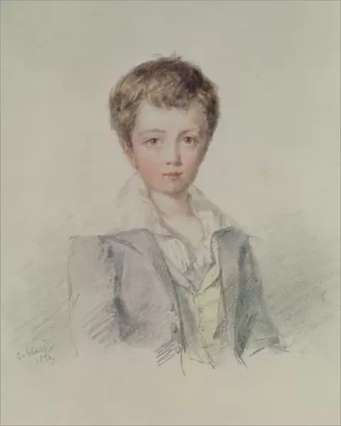Maurice Sand (1823-89) (pastel on paper)