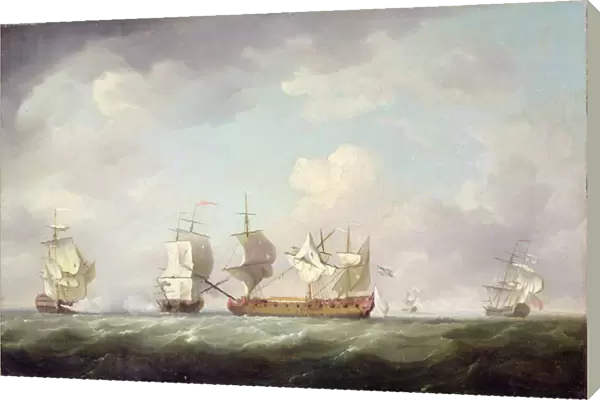 The Capture of the Marquis d Antin and the Louis Erasme, c