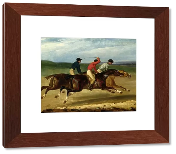 The Horse Race (oil on canvas)