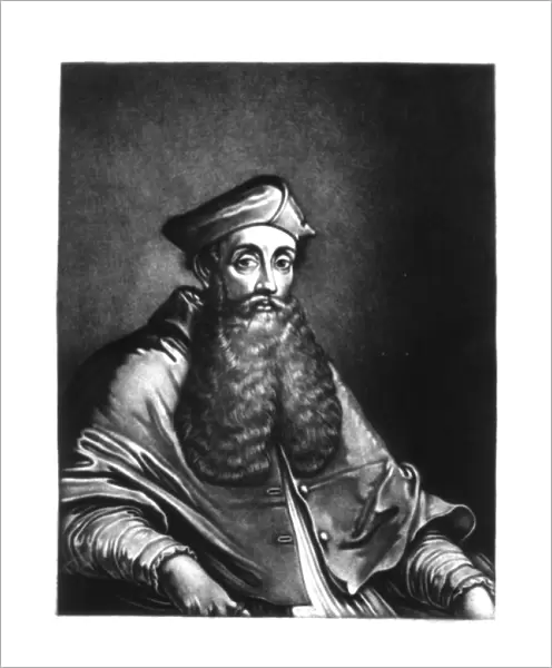 Reginald Pole (1500-58) illustration from Portraits of Characters Illustrious