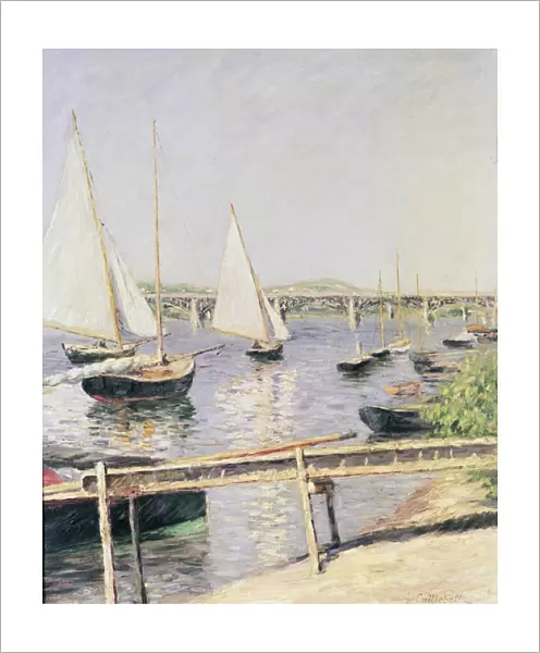Sailing boats at Argenteuil, c. 1888 (oil on canvas)