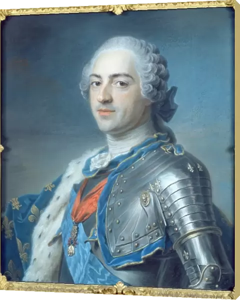 Portrait of King Louis XV (1710-74) 1748 (pastel)