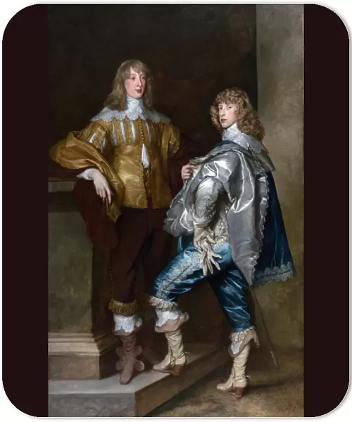 Lord John Stuart and his brother, Lord Bernard Stuart (c. 1623-45) c. 1638 (oil on canvas