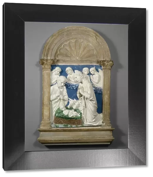The Nativity, c. 1460 (glazed terracotta)