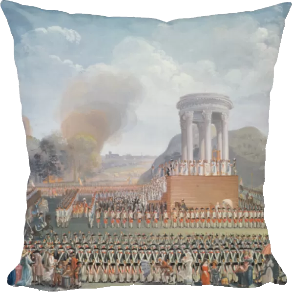 Festival of the Federation, 14th July 1790 (gouache on paper)