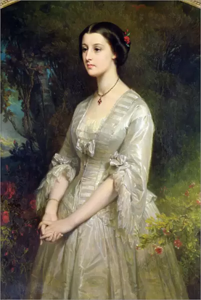 Portrait of Marie de Bonneval, Duchess of Cadore, 1854 (oil on canvas)