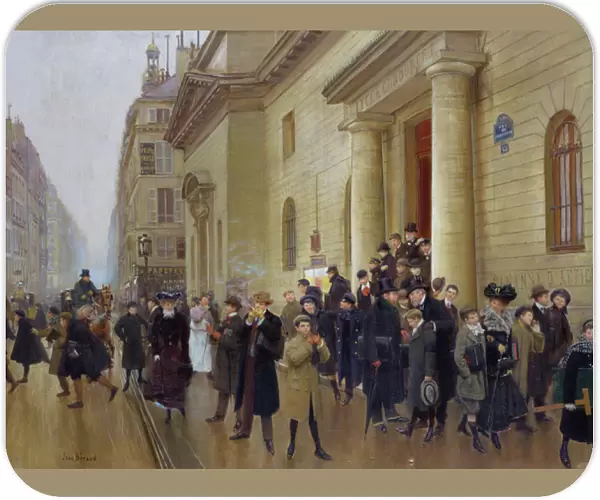 Leaving the Lycee Condorcet, 1903 (oil on canvas)