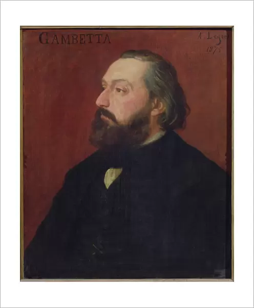 Leon Gambetta (1838-82) 1875 (oil on canvas)