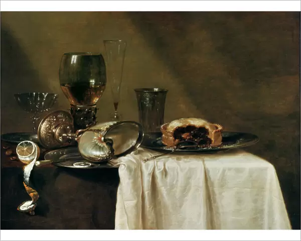 The Blackcurrant Tart, 1635 (oil on canvas)