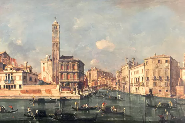 Grand Canal: San Geremia and the Entrance to the Canneregio (oil on canvas)
