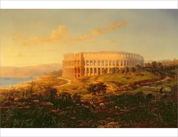 The Arena in Pola (oil on canvas)