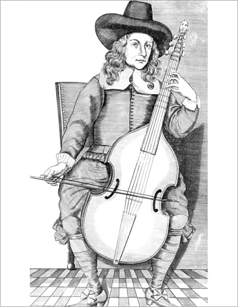 How the Viol is tuned (engraving) (b  /  w photo)