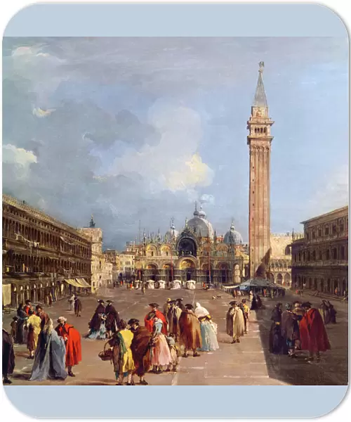 Piazza San Marco, Venice, c. 1760 (oil on canvas) (detail)