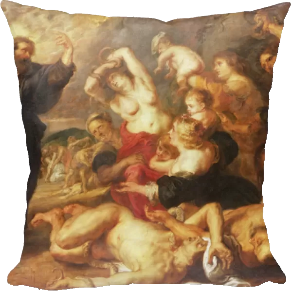 The Brazen Serpent, c. 1635-40 (oil on canvas)