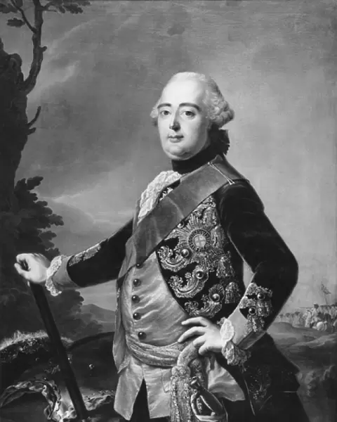 Prince Elector Frederic II of Hessen-Kassel, c. 1785 (oil on canvas) (b  /  w photo)