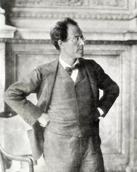 Portrait of Gustav Mahler, 1907 (b  /  w photo)