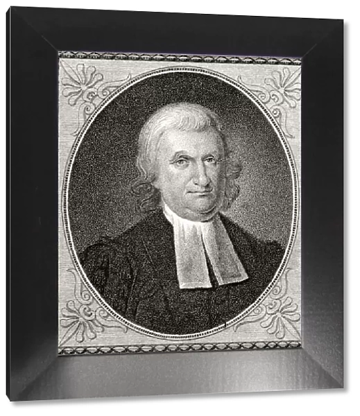 Dr John Witherspoon, engraved by James Barton Longacre (1794-1869) (litho)