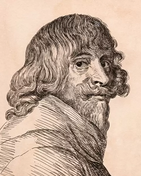Hendrik van Steenwyck the Younger, illustration from 75 Portraits Of Celebrated