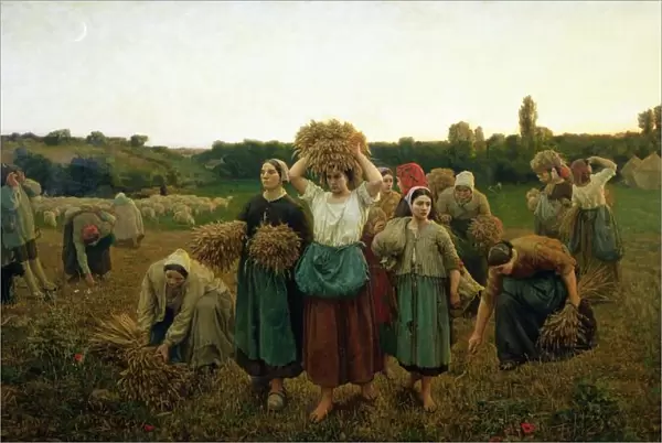 Calling in the Gleaners, 1859 (oil on canvas)