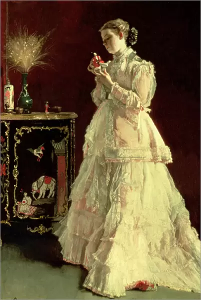 The Lady in Pink, 1867 (oil on panel)