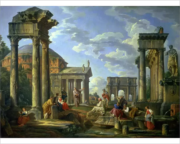 Roman Ruins with a Prophet, 1751