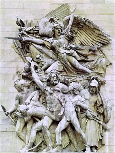 La Marseillaise, detail from the eastern face of the Arc de Triomphe, 1832-35 (stone)