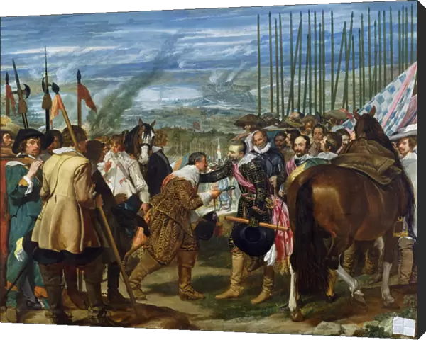 The Surrender of Breda, 1625, c. 1635 (oil on canvas) (see also 68345)