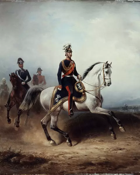 Frederick III Wilhelm on the Bornstedter Field, 1858 (oil on canvas)