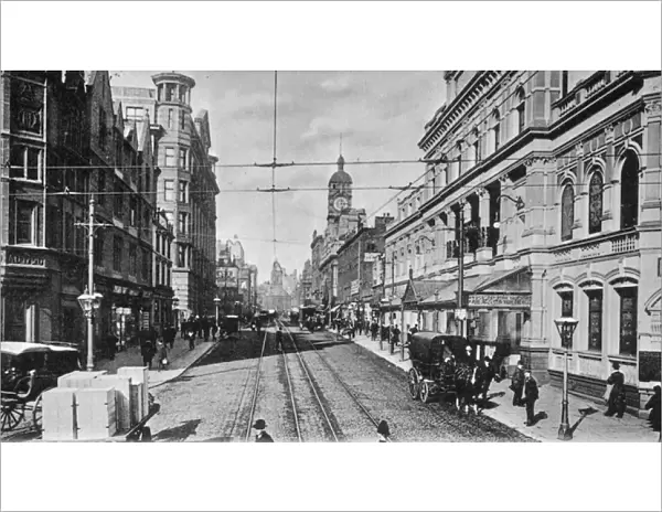 Oxford Street, Manchester, c. 1910 (b  /  w photo)