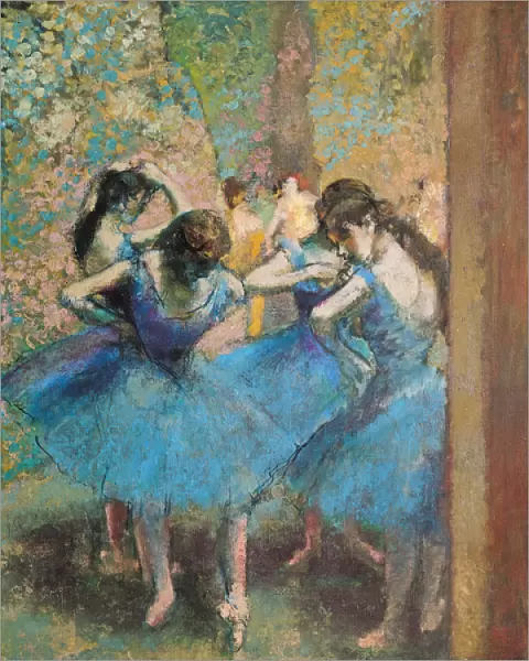 Dancers in blue, 1890 (oil on canvas)