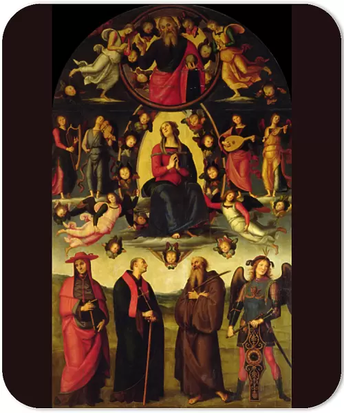 The Virgin enthroned, with angels and saints (Vallombrosa altarpiece)