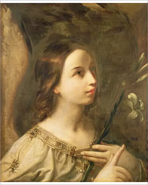 Angel of the Annunciation (oil on canvas)