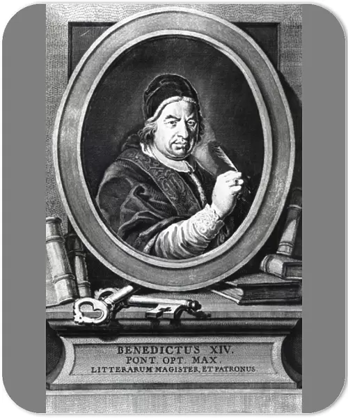 Pope Benedict XIV (engraving)